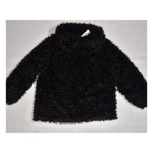 Fuzzy Black Sweater